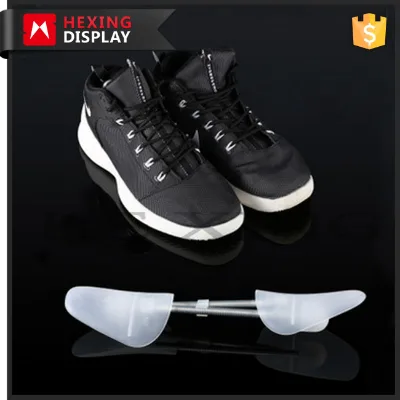 Plastic Adjustable Shoe Trees With Metal Spring Shoe Stretching 2 Years 500 Pcs Factory CN;FUJ Black or Optional