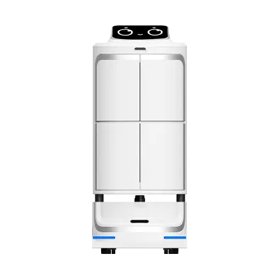 Robin Robot Hotel Delivery Robots Automatic Elevator Access Laser Navigation App-Controlled Auto-Charge for Hospital Use 10h