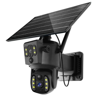 Waterproof Full Colour Night Vision Camera Outdoor 4g Gsm Sim Card Wifi Solar Energy