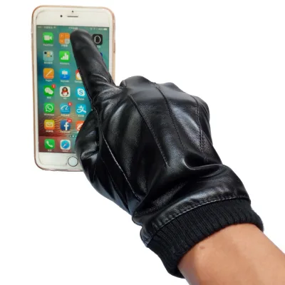 Hot Sale Product 100% Lamb Skin Keep Warm Motorcycle Sexy Sheepskin Leather Gloves