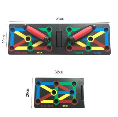 Factory Manufacture Folding Push up Board Size in 64*20*1.75 cm High Quality Push-up Rack