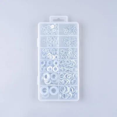 Cheap Price 350pcs Plastic Box M4/M5/M6/M8/M10/M12 Flat Washer Spring Washers Assortment Kit