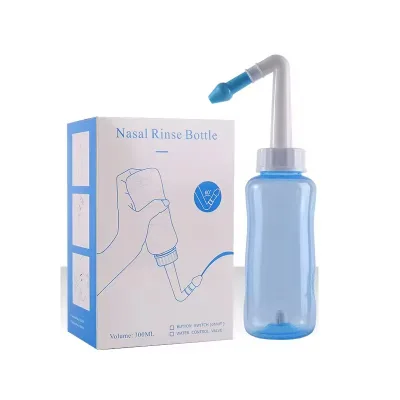 Large Capacity 300ml Nasal Spray for Sinusitis, Runny Nose, Nasal Congestion Suitable for Adults and Children Nose Cleaning