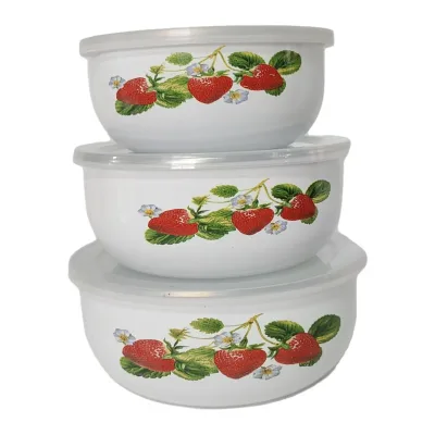 Sustainable Metal Kitchen Storage Decorative Bowl for Plates and Bowls Organization for Home or Camping