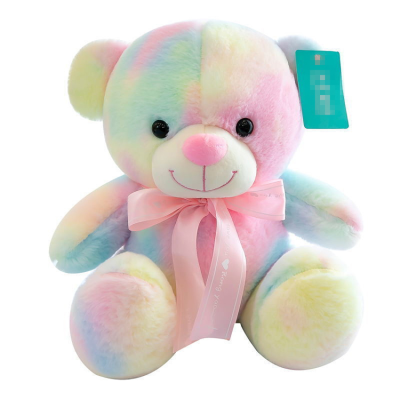 OEM Custom rainbow Colors Teddy Bear