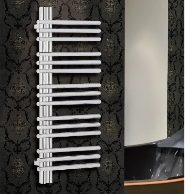 BODE CE Certified Mild Steel Powder Coated Towel Heater Radiator with Fixed Bath Towel Holder 3-Year Warranty for Bathroom