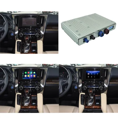 Android 13 Car Decoder Box for Toyota Alphard 2020-2022 Wireless Apple CarPlay Android Auto GPS DSP SWC Multimedia Video Player