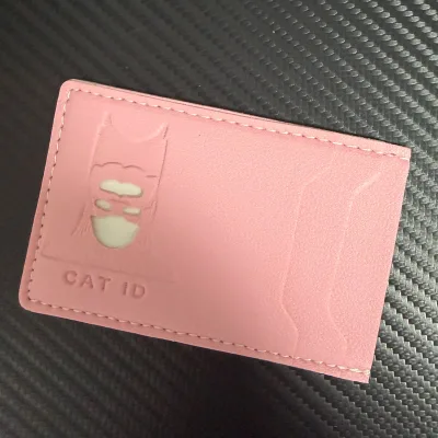 Hot Selling Hollow Out Women's PU Card Holder, Visible ID Photo Bag, Multi Slot Protective Cover, Can Store Leather ID Bag