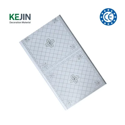 Factory Supply 30cm Flat Fireproof PVC Ceiling Sheet for Bathroom KitchenDecoration Costa Rica Brazil