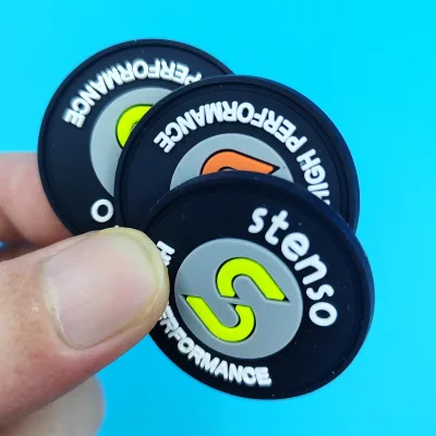 Custom Brand Logo Soft PVC Rubber Shoes Labels/patches Upper Decorative Strips Heel Counter Decorations