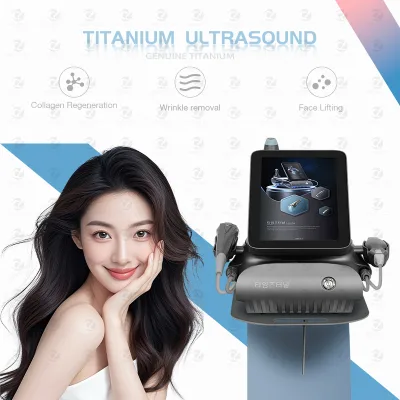 Original Genuine Titanium Professional Vmax 50D Anti-Aging Hifu Machine Best Cost-Effective Face Body Tightening Portable