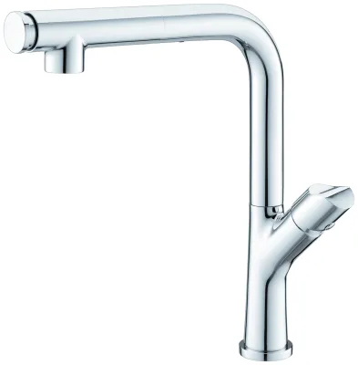 Small Size Brass Material 25 Cartridge 2 Function Sprayer Pull-out Kitchen Faucet