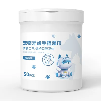 Deep Cleaning Soft Dental Pet Wet Wipes Toothbrush Deodorant and Finger Glove Wipes for Pets