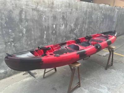 Manufacturer Fishing Colourful Sit on Top 2 Person Plastic Kayak Boat for Retail