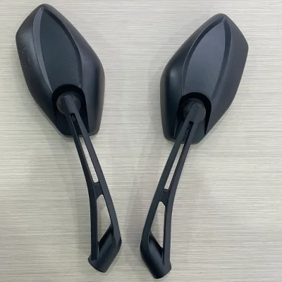 CQHZJ Universal Hollow Stem Side Mirror With Screw Adapter Kit Motorcycle Rear View Mirror for Vento Crossmax 250