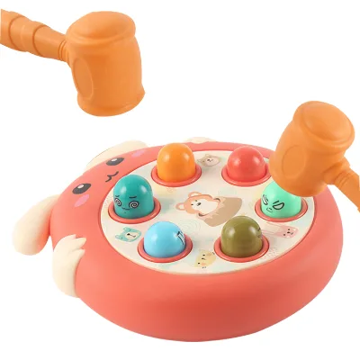 Whack a Mole Game, Pounding Toddler Toys, Hammer Games Early Developmental Toy with Hammer, Interactive Educational Toy
