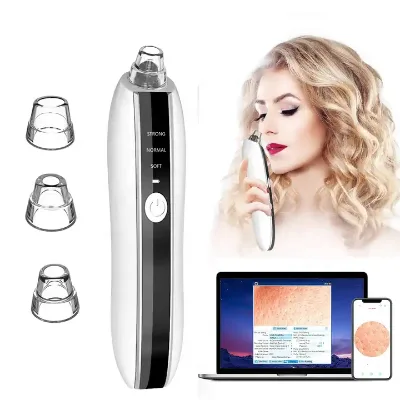 High Quality Visible Blackhead Remover 1000mAh Rechargeable Skin Cleaning Device WIFI Facial Acne Whitehead Remover