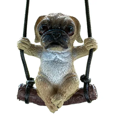 Custom Cute Cool Dog Design Car Pendant Accessories Car Decoration Rear View Mirror Car Pendant