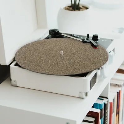 Practical and Dazzling Unique Artistic Design Turntable SlipMat with 4mm Thick Premium Quality