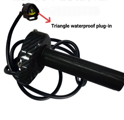 Motocross Racing Accessories Electric Throttle Rotary Handle Electric Throttle Turn Grip Carbon Fiber for Surron S/X