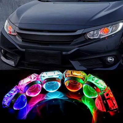 23cm Auto Headlights LED Retrofit Devil Eye Demon Eyes Head Lamps Car Angel Eyes DRL Daytime Running Light