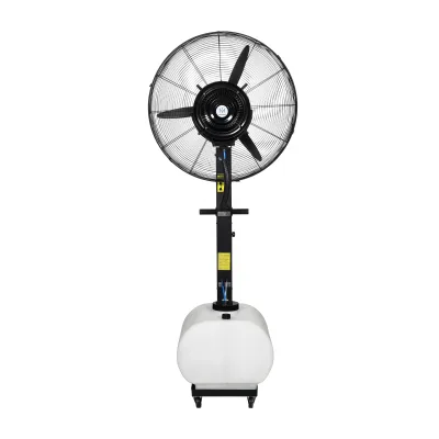 Industrial Electric Metal Outdoor Large-capacity 60-Liter White & Black Mesh Cover Fixed Upright 3-Speed Low Noise Spray Fan