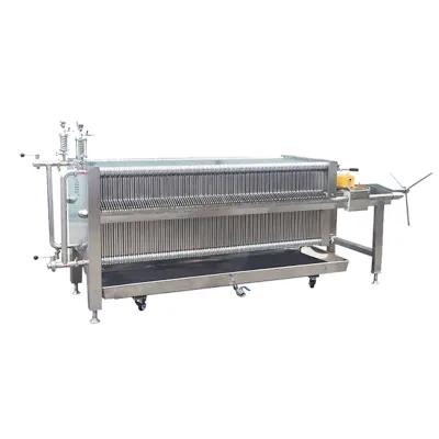 Beer and Wine Plate and Frame Filter Press Machine for Beverage Factories Enhancing Wine or Beer Processing