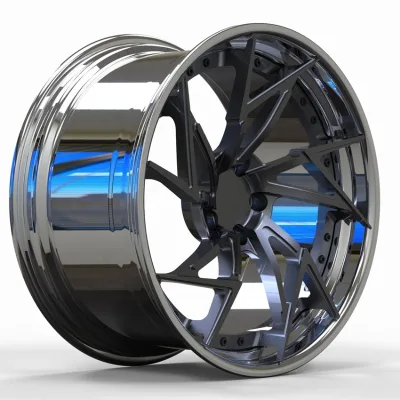 Custom Alloy Forged Wheel 2 pieces Deep Slip 18 19 20inch 5x112 5*120 5*114.3 Senna GTR GT3 911 GT2 M4 G82 Passenger Car Rim