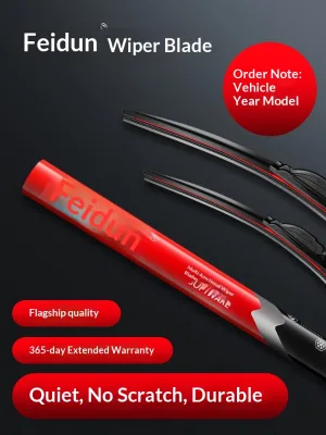 FIDUN High-Quality Front Windshield Wiper Blades Suitable for BMW E81E82E87E88F20F21 218i225i AudiR8 Q7 TTS Wiper BladesSilent