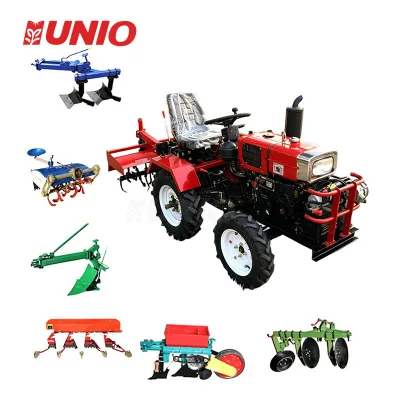 Factory Direct Supply 15hp Wheel Farming Tractor Mini Agriculture Tractor at Best Selling