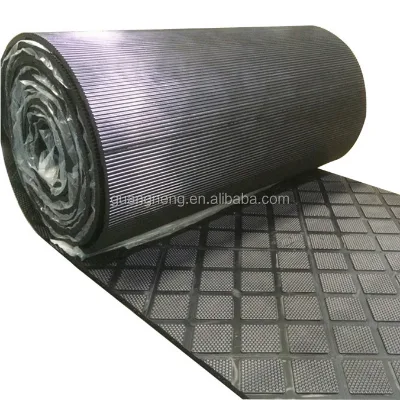 Industrial Anti-Slip Cow Mat for Horse/Buffalo/Bull Durable Rubber Sheet Dairy Lying Area Soft Mat