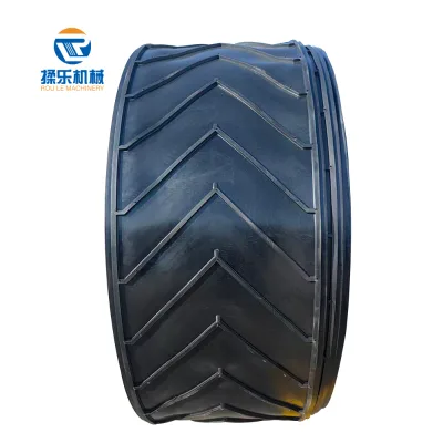 Cleated Incline Conveyor Belt with Reinforced Rubber Belts Grain Conveyor Belt