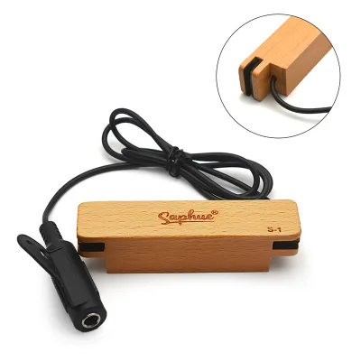 Acoustic Guitar Pickups SAPHUE S1 Wood Soundhole Pickup No Drilling Required