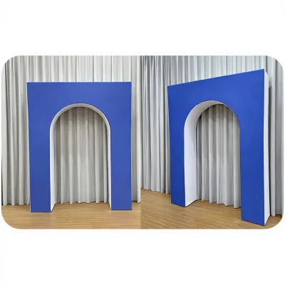 Wedding Decoration Thick-Walled Curved Metal Arch Frame Outdoor Party Backdrop