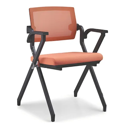 Hot Selling Modern Style Mesh Training Chair with Writing Pad Factory Wholesale for Classroom or School Studies