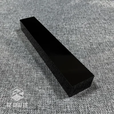 Acrylic Paperweight Block Solid Acrylic Block Black Acrylic Display Block 230x30x40mm