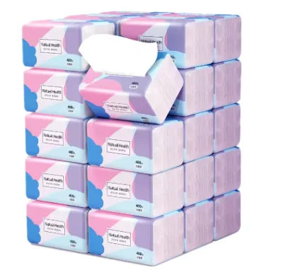 High-quality 2 Ply Magic Tissue Virgin Wood Pulp Lint-free Soft Facial Tissues for Home Daily Use