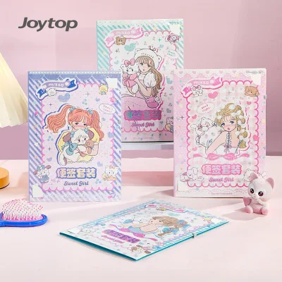 Joytop 500596 Wholesale Customized Milk Foam Paradise Sticky Notes Set Memo Pad Notepad Message Sheets Kit