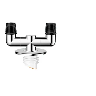 ABS Drain Pipe Washing Machine Three-Way Connector Floor Drain-Specific Joint Odor-Proof Overflow-Preventive Tee Splitter