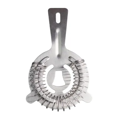 Factory Price Bar Cocktail Strainer Matte Polish Stainless Steel Cocktail Shaker Strainer for Bar