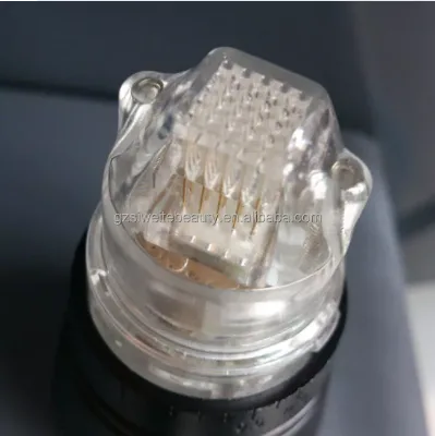 Microneedling Machine Tips 25 49 81 Pins Rf Head Auto Microneedle Cartridges Radio Frequency Microneedle
