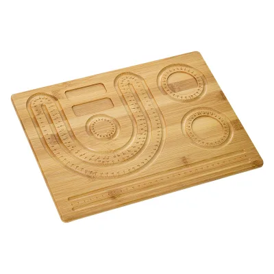 Bamboo Bead Measuring Board Tool Jewelry Design Mats Bracelets Necklaces Bead Design Boards
