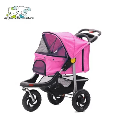 Strong Heavy Duty 3 Air Wheel Pet Jogger Stroller