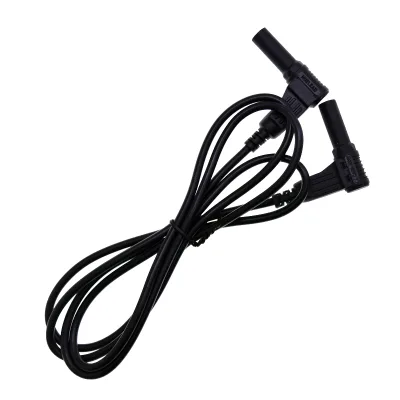 New Mould NUELEAD 15A Safety Banana Plug to Safety Banana Plug Test Leads Black