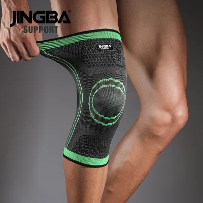 JINGBA MOQ 1 Sports Knee Pads Nylon Volleyball Basketball Knee Brace Compression Knee Protector Joelheira