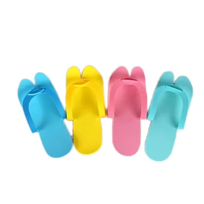Super Soft Disposable EVA Nail Files Slippers for Adult Travel and Hotel Use Convenient Toe Separator