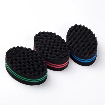 Magic Twist Sponge for Barber Hairdressing Double Wave Twist Sponge Twisting Locks Dreadlocks Curl Brush Sponge