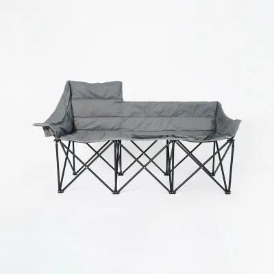 Hitree Manufacturers Direct Wholesale Lightweight Iron Camping Chairs Easy Carry Folding Moon Chairs Modern Design for Outdoor