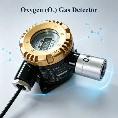 Ship Onboard Oxygen Gas Detector Anti-corrosion Anti-salt Spray Oxygen Detector 0~30%VOL Two Stage Adjustable Alarm