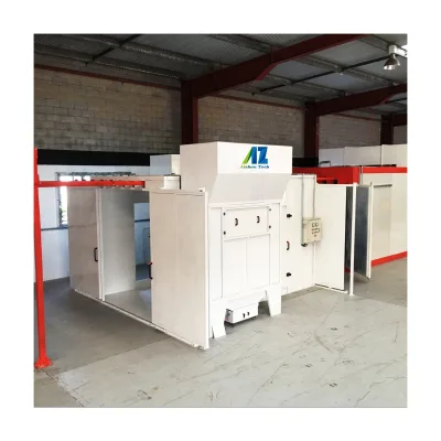 The Sliding Door Powder Spraying Room Is Equipped with a High-power Fan Which Is Clean and Dust-free